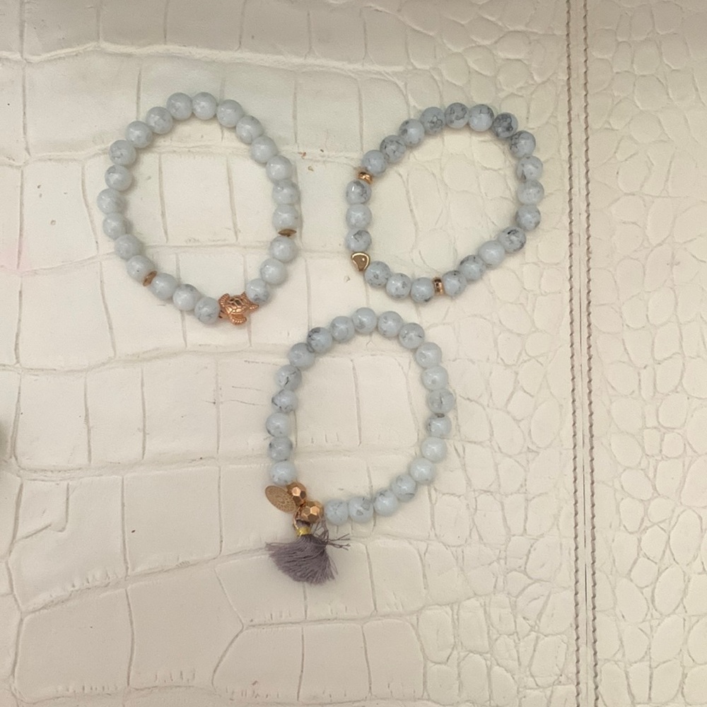 Opal bracelet bundle never worn